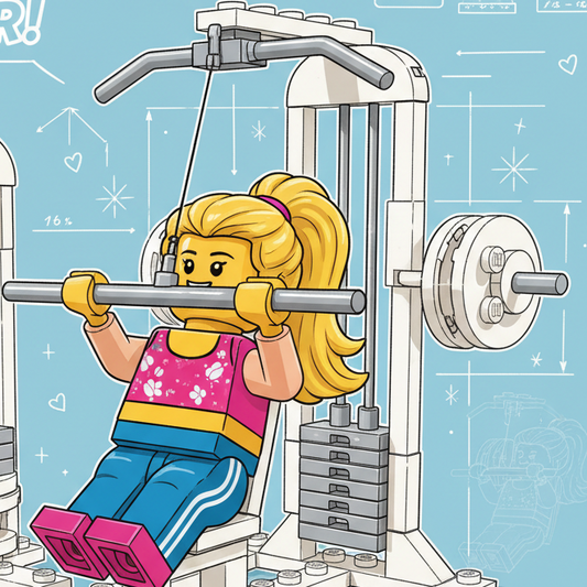 LEGO on Lat Pulldown